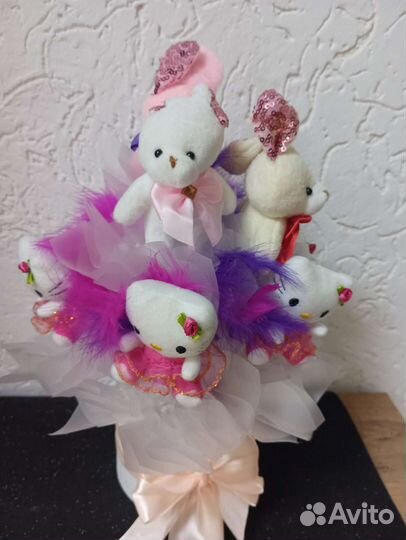 Букеты из мягких игрушек