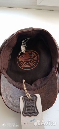 Кепка мужская восьмиклинка кожа