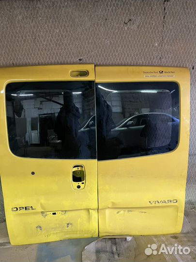Задние двери opel виваро
