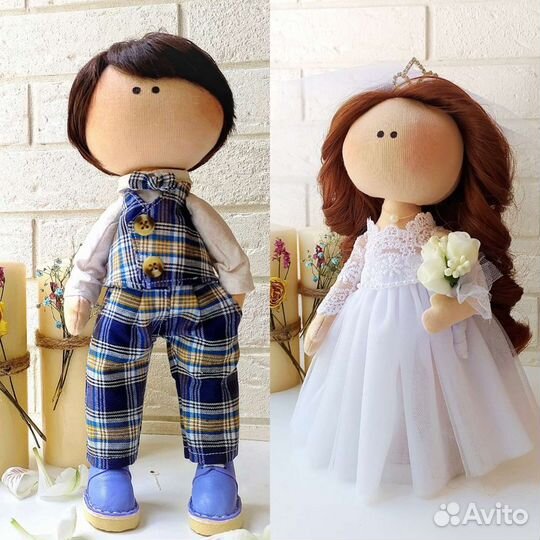 Интерьерная кукла ручной работы