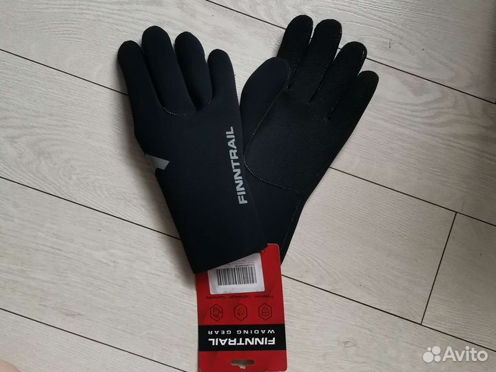 Перчатки неопреновые Finntrail для охоты, рыбалки