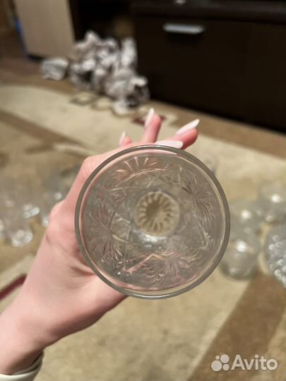 Хрустальные стаканы 250 мл 11 шт