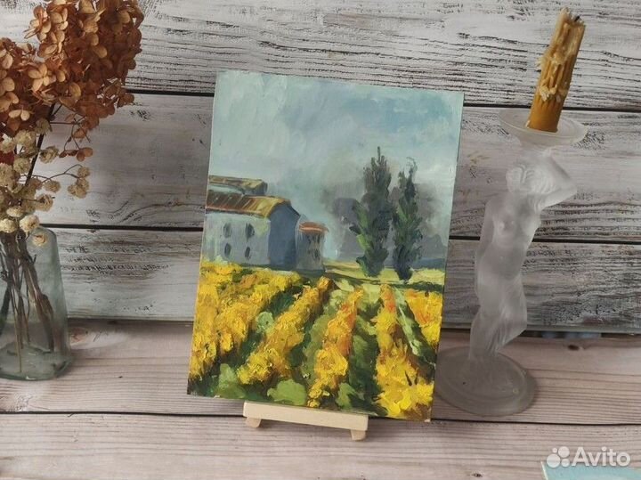 Картина Пейзаж Виноградники Балаклава этюды