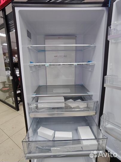 Многодверный холодильник Haier 200см Стекло