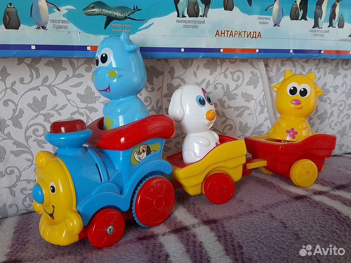 Паровозик на батарейках