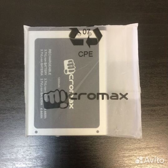 Аккумулятор Micromax S300 Bolt Оригинал