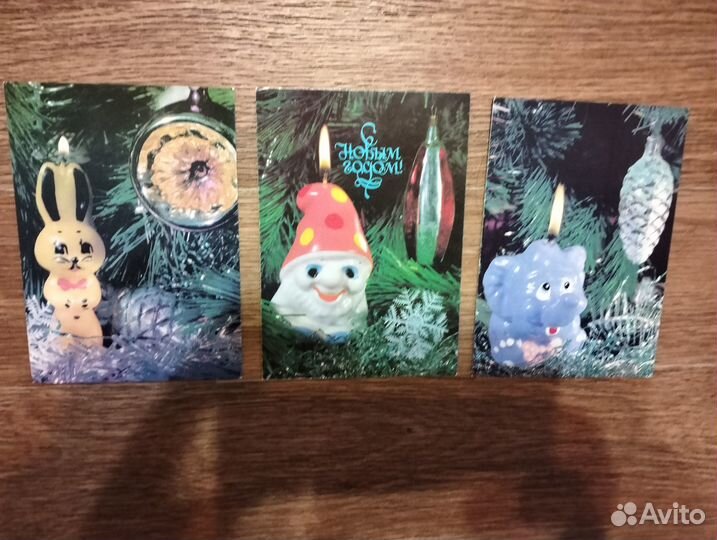 Советские новогодние открытки новые