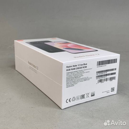 Смартфон Xiaomi Redmi Note 12 4G 8/256 гб RU синий