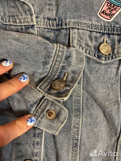 Куртка джинсовка для девочки 116