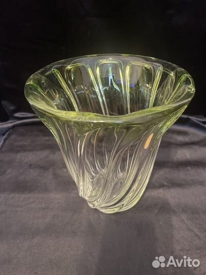 Val Saint Lambert. Хрусталь. Ваза. Винтаж