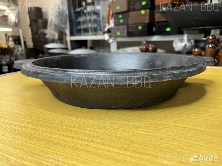 Крышка сковорода чугунная