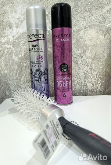 Расческа брашинг olivia garden + 2 лака для волос