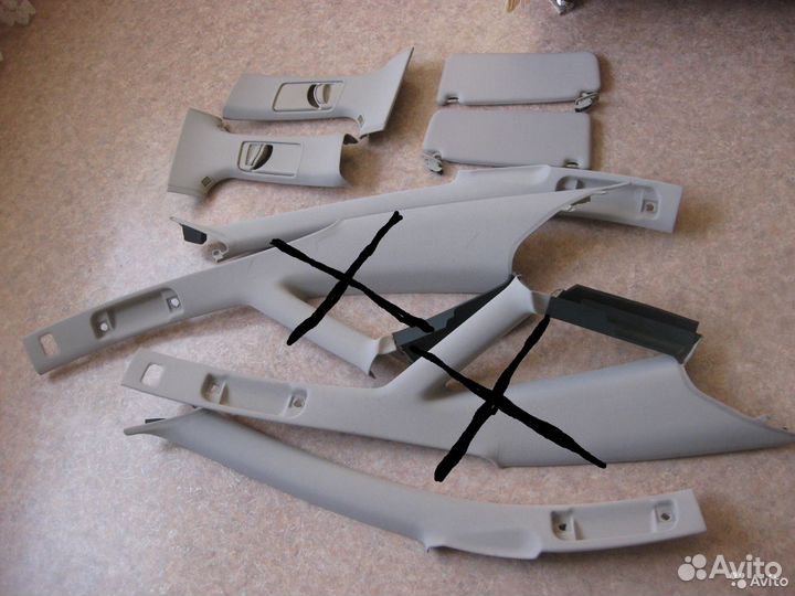 Козырьки ауди а6 с5,2шт