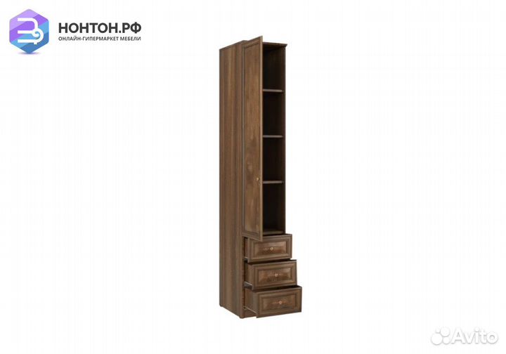 Пенал с ящиками Габриэлла дуб кальяри / дуб коньяк