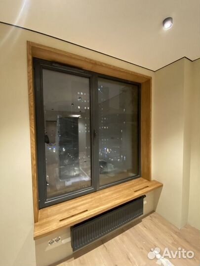 Подоконники и откосы из массива / мдф в шпоне