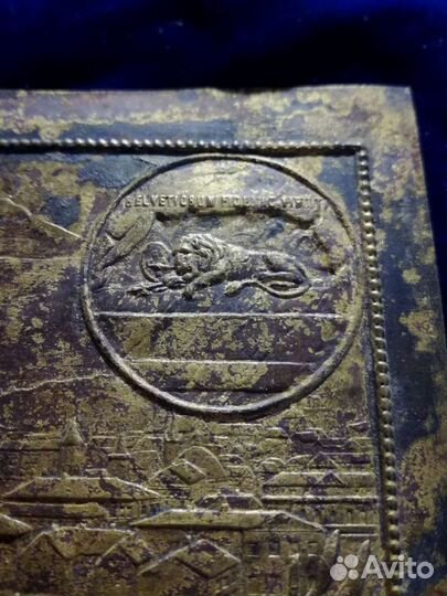 Старинная штамп чеканка