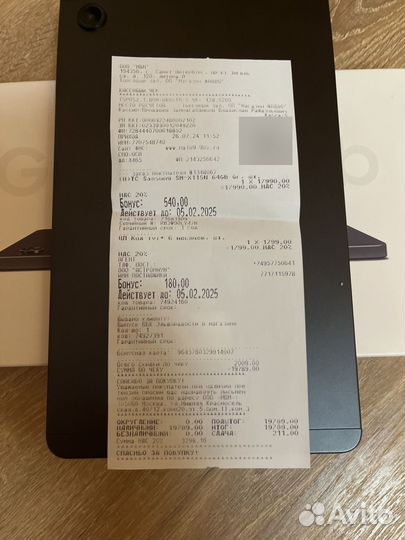 Планшет samsung galaxy tab a9,64(на гарантии)