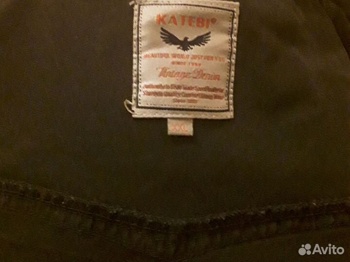 Джинсовые рубашка и водолазка 48 р