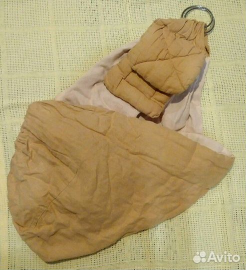 Слинг на кольцах льняной