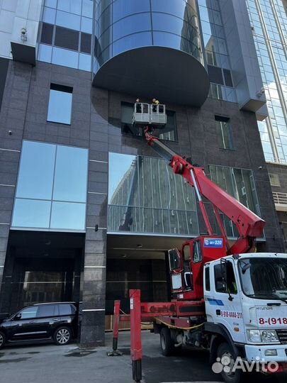 Мойка окон и фасадов