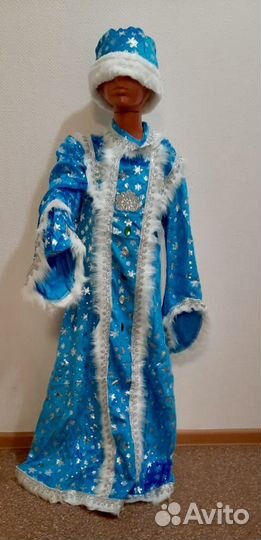 Костюм Снегурочки Лебедушка для девочки