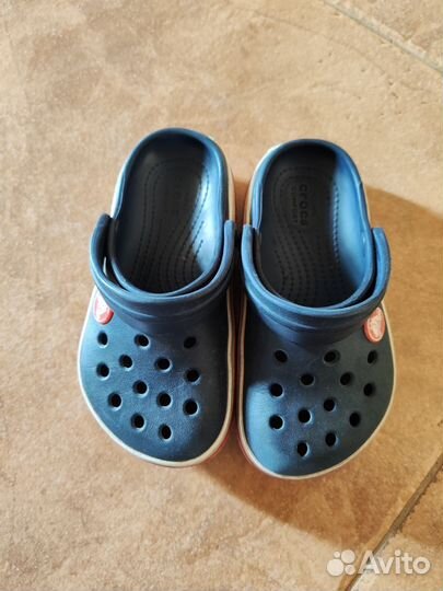 Crocs C8 синие детские