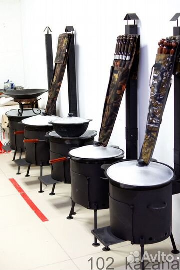 Казаны чугунные, Афганские казаны, Печи