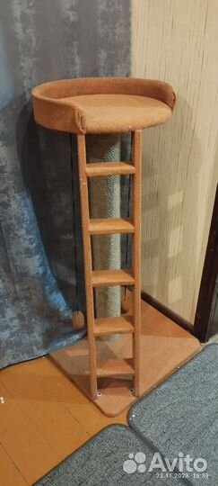 Когтеточка с лежанкой и лестницей