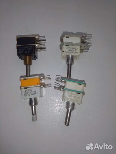 Регуляторы темборов нч, сч, вч, усилителей СССР