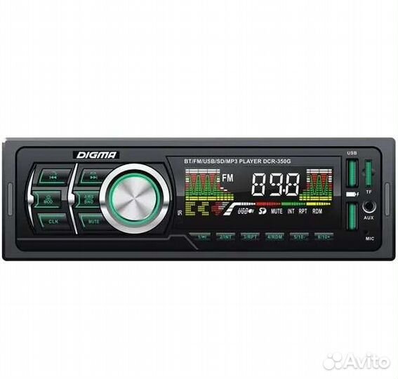 Автомагнитола Digma, Bluetooth, новая