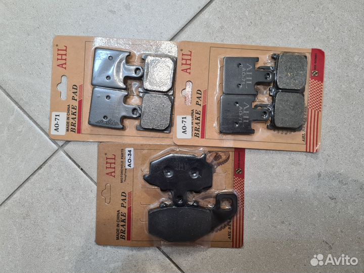 Kawasaki ZX6S (ZX600 P/R) комплект колодок