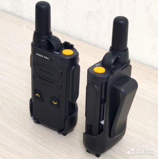 Легкая рация с наушником, комплект 2 штуки