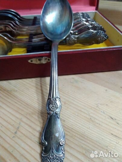 Столовый набор ложки и вилки мельхиор