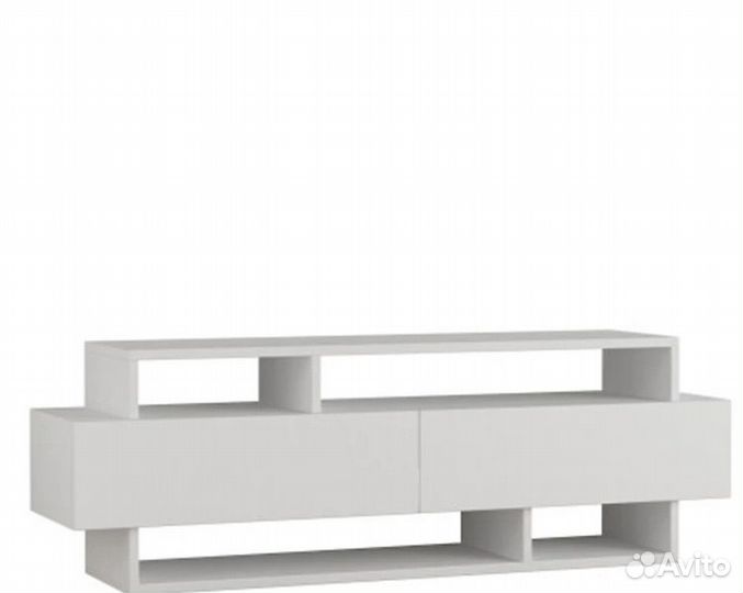 Тумба под телевизор белая
