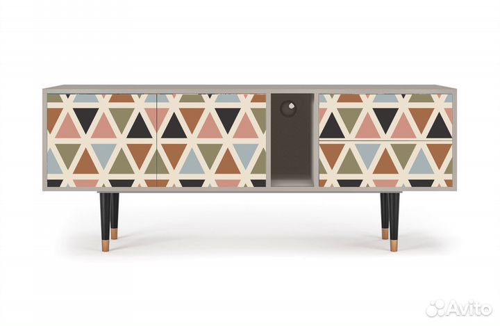 Тв-тумба T1 - Сатин - Royal Triangles