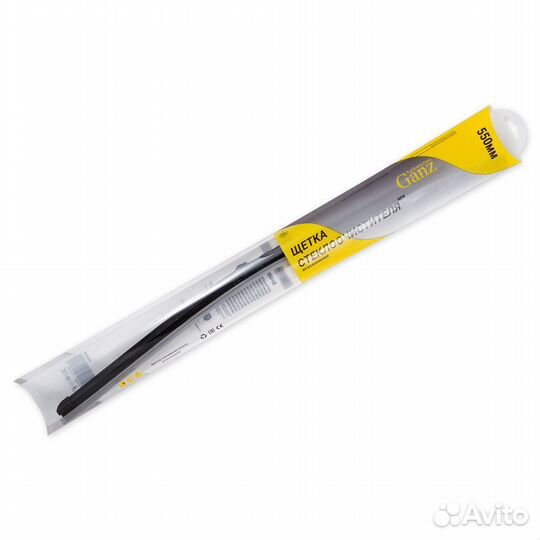 Щетка стеклоочистителя 550 мм бескаркасная 1 шт (1