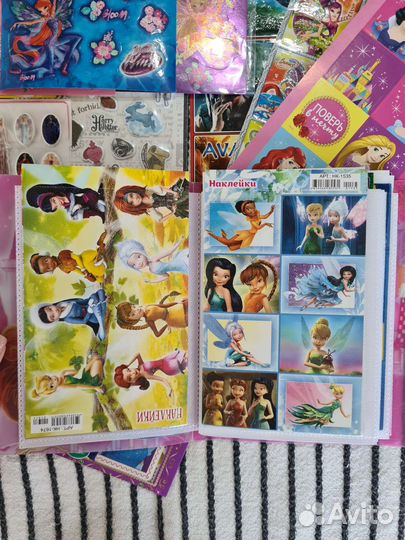 Альбом с наклейками Winx, Disney и др