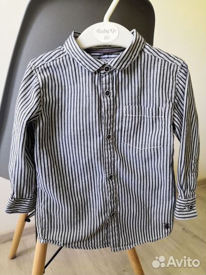 Рубашка на мальчика 12-18 месяцев