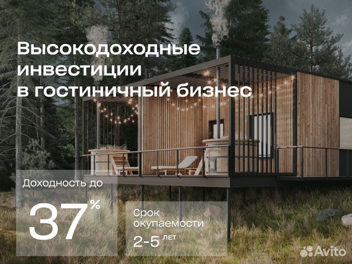 Пассивный доход от бани от 285 000 в мес