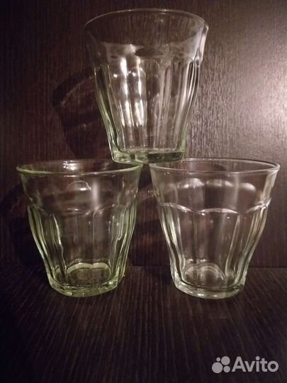Стаканы стопка гранёные с клеймом
