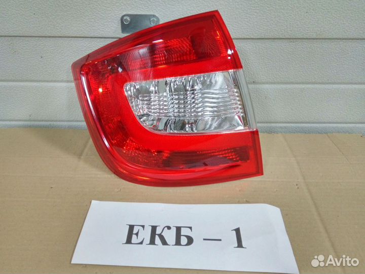 Фонарь левый Skoda Rapid 2012
