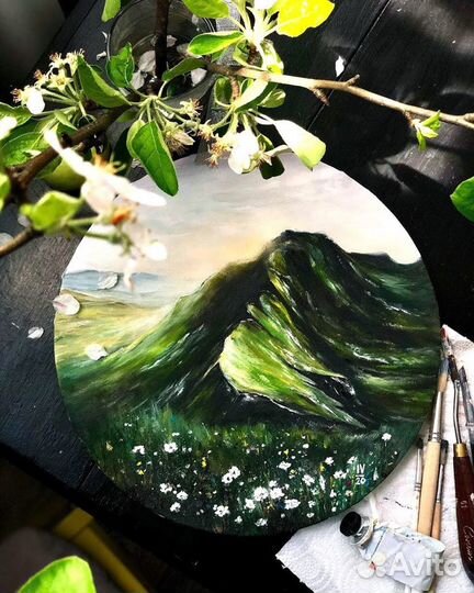 Картина маслом на холсте Тукан