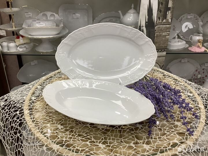 Блюдо овальное, недекорированный Bernadotte