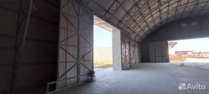 Быстровозводимые каркасно-тентовые ангары