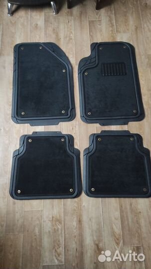 Коврики резиновые сьемный ворс на клепках