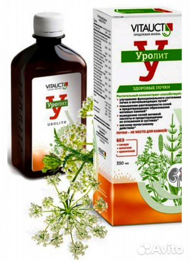 Уролит. Здоровые почки