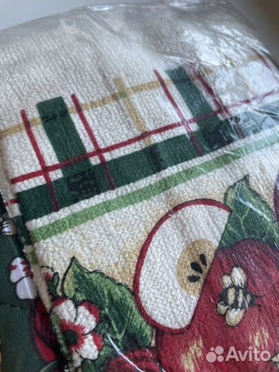 Кухонное полотенце, прихватка и варежка: набор