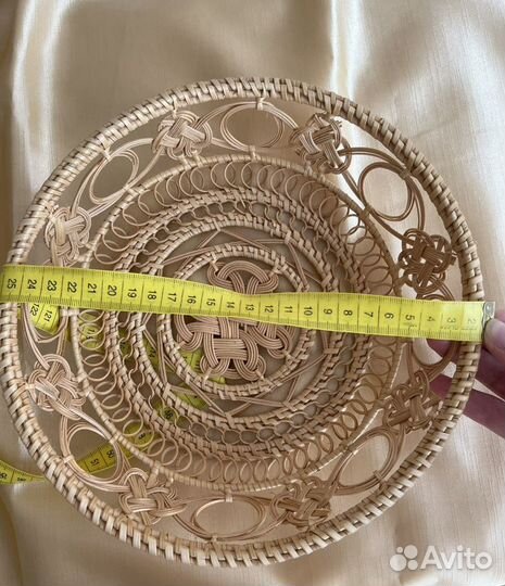 Плетеная корзинка декоративная