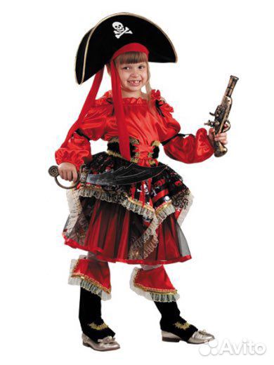 Костюм пиратки для девочки