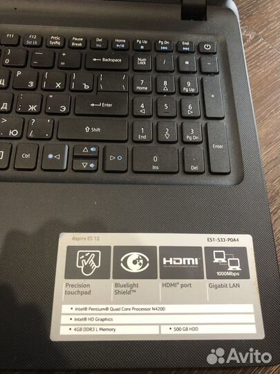 Продаю ноутбук acer